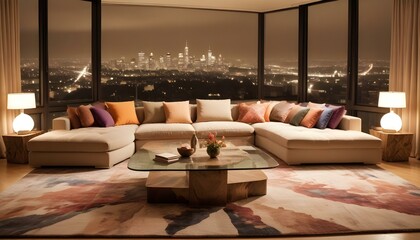 Photo interior modern design room 3d illustration