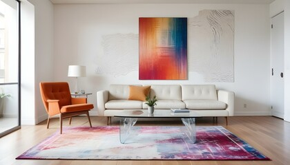 Photo interior modern design room 3d illustration