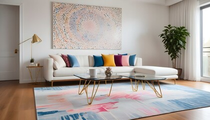 Photo interior modern design room 3d illustration