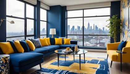 Photo interior modern design room 3d illustration