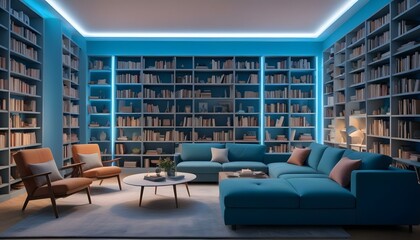 Photo interior modern design room 3d illustration