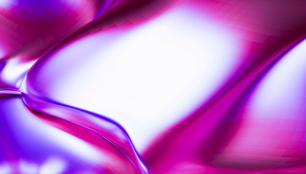Abstract pink and purple flowing shapes creating a soft and fluid background texture.