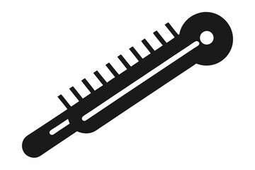 Thermometer Icon, Temperature Scale Symbol, Temperature Vector Sign