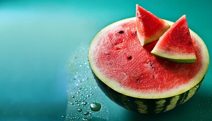 watermelon with copy space background