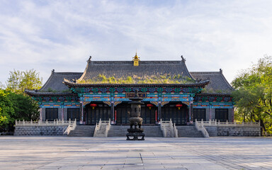 Scenic view of Guangyou Temple, Liaoyang, Liaoning