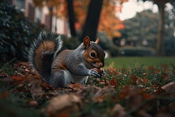 Obraz premium squirrel in the park