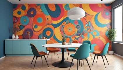 Photo interior modern design room 3d illustration