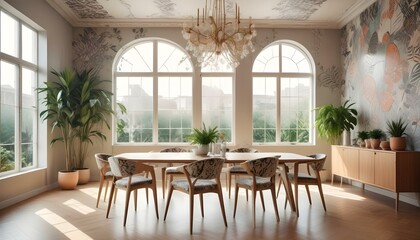 Photo interior modern design room 3d illustration