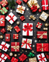 Obraz premium christmas gift box