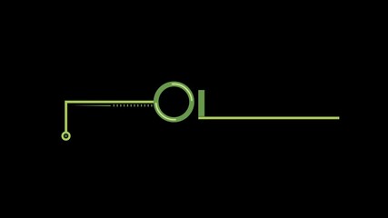 animated callouts titles callout bar labels. animation video isolated on alpha channel(transparent) background.