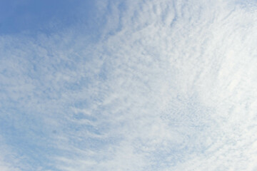 Obraz premium Cloud 3 Blue sky with gradations of clouds in the background