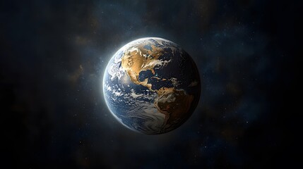 Obraz premium Watercolor depiction of the globe surrounded by darkened lights, emphasizing Earth Hour as a global environmental movement for climate change awareness