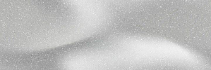 Silver metal gradient bg with noise as a seamless pattern. Soft grey vector illustration with watercolor effect and paper texture. Blurred abstract background