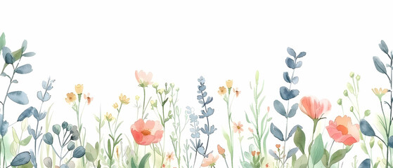 water color wildflower 