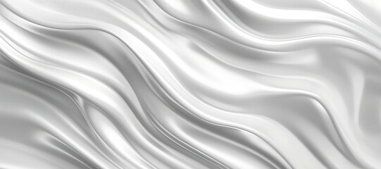 glowing silver white wave background, chrome 25