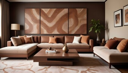 Photo interior modern design room 3d illustration