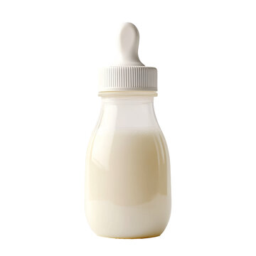 recommend clip art: Baby milk bottle isolated against a white background