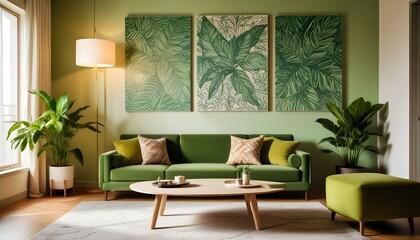 Photo interior modern design room 3d illustration