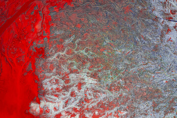 Aerial view of Liaoyang tailings pond, Liaoning Province © 大 李