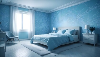 Photo interior modern design room 3d illustration