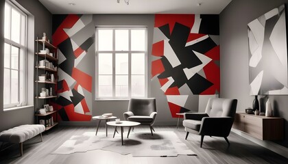 Photo interior modern design room
