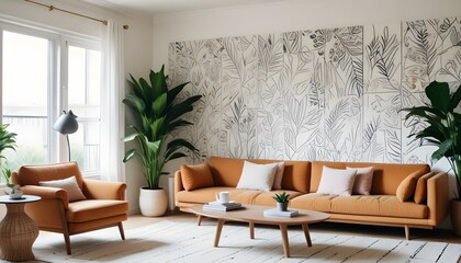 Photo interior modern design room
