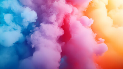 Fototapeta premium Abstract Background with Colorful Smoke