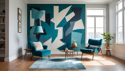 Photo interior modern design room
