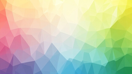 Fototapeta premium Colorful Polygonal Abstract Background with Gradient Spectrum