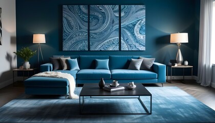Photo interior modern design room 3d design