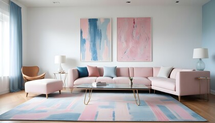 Photo interior modern design room 3d design