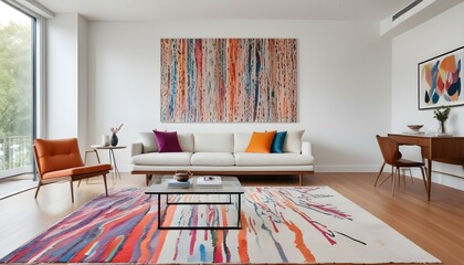 Photo interior modern design room 3d design
