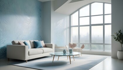 Photo interior modern design room 3d design