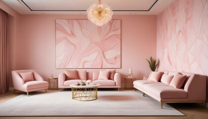 Photo interior modern design room 3d design