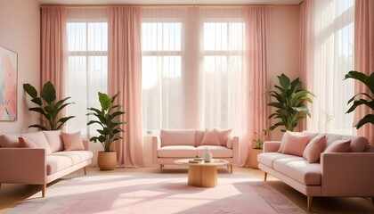 Photo interior modern design room 3d design