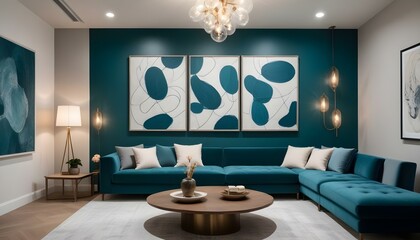 Photo interior modern design room 