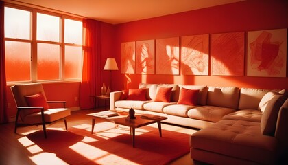 Photo interior modern design room 