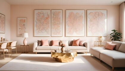 Photo interior modern design room 