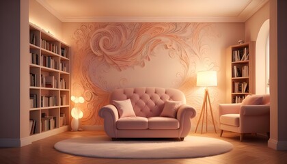 Photo interior modern design room 