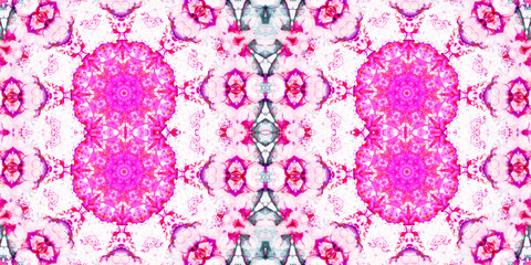 Seamless kaleidoscope pattern. The texture of the woven pattern. Endless pattern