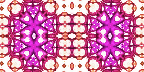 Seamless kaleidoscope pattern. The texture of the woven pattern. Endless pattern