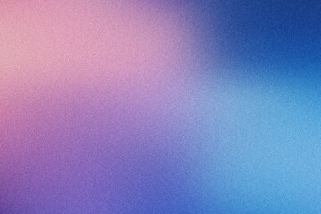 Abstract grainy textured gradient background with soft pink and blue tones