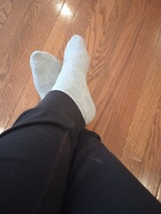 legs in socks