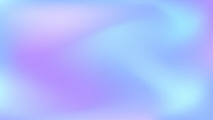 Color gradient background, abstract pastel rainbow. Violet pink blue chrome iridescent color banner gradation texture, vector hologram blur abstract background