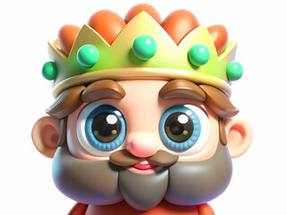 Macro Portrait of Reyes Magos Eyes Intimate Expressions Wisdom Kindness Copy Space Ideal for Magazine Advertisements Banners Ample Text Space Photo Stock Concept