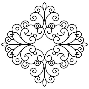 recommend clip art: Victorian Lace Curves - Elegant Swirls with Soft Edges and Ornate Motifs Vector Design