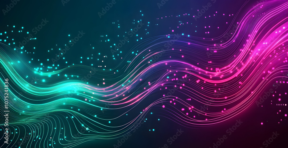Poster A digital abstract background with glowing blue and purple connections forms the shape of an AI brain on a dark gradient, ideal for tech presentations and social network banners.