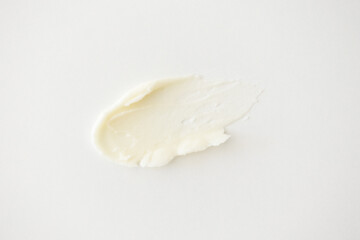 Lip balm texture minimalist skincare smear