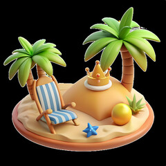 Obraz premium Reyes Magos Serene Beach Setting Plain Background Ocean Sand Ample Copy Space Tranquil Scene for Beach Themed Advertisements Magazine Covers Photo Stock Concept