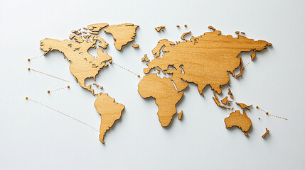 The clear financial growth displayed on the graph results from expanding into international markets.